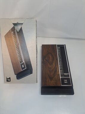 Park Sherman Tempo Telephone Directory Index Pop Up Push Button BROWN-Vintage